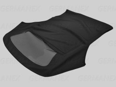 Convertible Top w/Plastic Window (Pinpoint) (With Pockets)